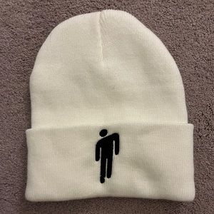 Billie Eilish Blohsh White Beanie - Not Available On Site!!